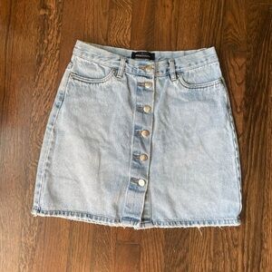 Moda denim skirt